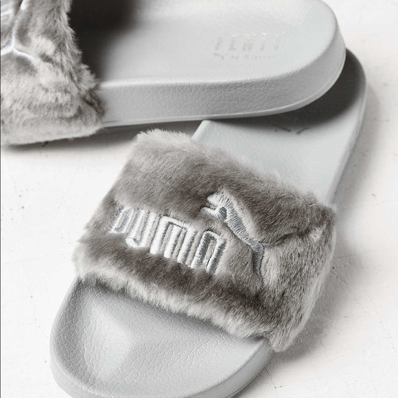 Fenty X Puma Leadcat Fur Slides - Picture 2 of 6